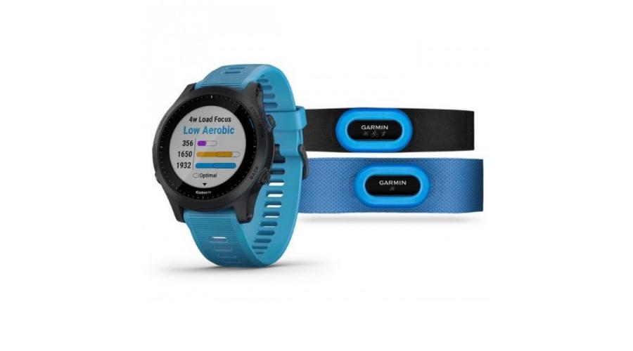 Garmin Forerunner 945 Bundle BlueGrey triatlon és multisport GPS óra HRM Tri és HRM Swim pánttal, zene lejátszással Garmin Forerunner 945 Bundle BlueGrey triatlon és multisport GPS óra HRM Tri és HRM Swim pánttal, zene lejátszással